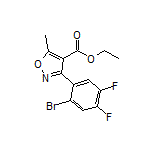 3-(2-溴-4,5-二氟苯基)-5-甲基异噁唑-4-甲酸乙酯