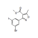 3-(3-溴-5-碘苯基)-5-甲基异噁唑-4-甲酸甲酯