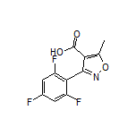 5-甲基-3-(2,4,6-三氟苯基)异噁唑-4-甲酸