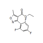 5-甲基-3-(2,4,6-三氟苯基)异噁唑-4-甲酸乙酯