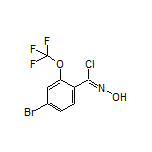 4-溴-N-羟基-2-(三氟甲氧基)亚氨代苯甲酰氯