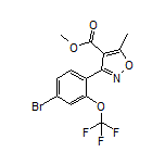 3-[4-溴-2-(三氟甲氧基)苯基]-5-甲基异噁唑-4-甲酸甲酯