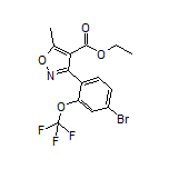 3-[4-溴-2-(三氟甲氧基)苯基]-5-甲基异噁唑-4-甲酸乙酯