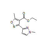 5-甲基-3-(1-甲基-3-吡唑基)异噁唑-4-甲酸乙酯