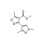 3-(1,3-二甲基-4-吡唑基)-5-甲基异噁唑-4-甲酸甲酯