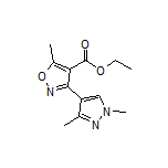 3-(1,3-二甲基-4-吡唑基)-5-甲基异噁唑-4-甲酸乙酯
