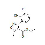 3-(2-氯-3-氟苯基)-5-甲基异噁唑-4-甲酸乙酯