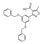 3-[3,5-双(苄氧基)苯基]-5-甲基异噁唑-4-甲酸