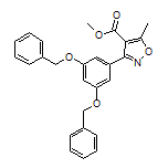 3-[3,5-双(苄氧基)苯基]-5-甲基异噁唑-4-甲酸甲酯