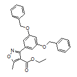 3-[3,5-双(苄氧基)苯基]-5-甲基异噁唑-4-甲酸乙酯