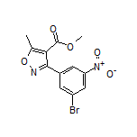 3-(3-溴-5-硝基苯基)-5-甲基异噁唑-4-甲酸甲酯
