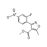 3-(2-氟-4-硝基苯基)-5-甲基异噁唑-4-甲酸甲酯