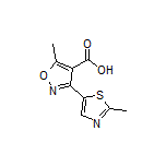 5-甲基-3-(2-甲基-5-噻唑基)异噁唑-4-甲酸
