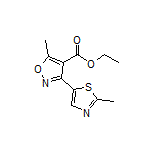 5-甲基-3-(2-甲基-5-噻唑基)异噁唑-4-甲酸乙酯