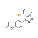 3-(4-异丙氧基苯基)-5-甲基异噁唑-4-甲酸