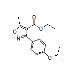 3-(4-异丙氧基苯基)-5-甲基异噁唑-4-甲酸乙酯