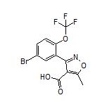 3-[5-溴-2-(三氟甲氧基)苯基]-5-甲基异噁唑-4-甲酸