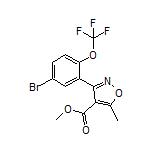 3-[5-溴-2-(三氟甲氧基)苯基]-5-甲基异噁唑-4-甲酸甲酯