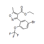 3-[5-溴-2-(三氟甲氧基)苯基]-5-甲基异噁唑-4-甲酸乙酯