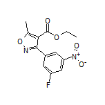 3-(3-氟-5-硝基苯基)-5-甲基异噁唑-4-甲酸乙酯