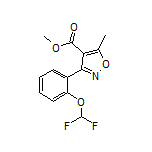 3-[2-(二氟甲氧基)苯基]-5-甲基异噁唑-4-甲酸甲酯