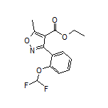 3-[2-(二氟甲氧基)苯基]-5-甲基异噁唑-4-甲酸乙酯