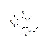 3-(1-乙基-4-吡唑基)-5-甲基异噁唑-4-甲酸甲酯