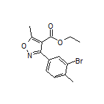 3-(3-溴-4-甲基苯基)-5-甲基异噁唑-4-甲酸乙酯