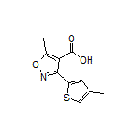 5-甲基-3-(4-甲基-2-噻吩基)异噁唑-4-甲酸