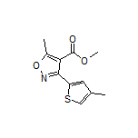 5-甲基-3-(4-甲基-2-噻吩基)异噁唑-4-甲酸甲酯