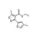 5-甲基-3-(4-甲基-2-噻吩基)异噁唑-4-甲酸乙酯