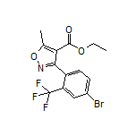 3-[4-溴-2-(三氟甲基)苯基]-5-甲基异噁唑-4-甲酸乙酯
