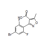 3-(4-溴-2,6-二氟苯基)-5-甲基异噁唑-4-甲酸