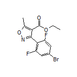 3-(4-溴-2,6-二氟苯基)-5-甲基异噁唑-4-甲酸乙酯