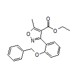 3-[2-(苄氧基)苯基]-5-甲基异噁唑-4-甲酸乙酯
