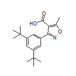 3-(3,5-二叔丁基苯基)-5-甲基异噁唑-4-甲酸