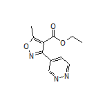 5-甲基-3-(4-哒嗪基)异噁唑-4-甲酸乙酯
