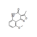3-(2-溴-6-甲氧基苯基)-5-甲基异噁唑-4-甲酸