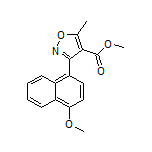 3-(4-甲氧基-1-萘基)-5-甲基异噁唑-4-甲酸甲酯