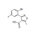3-(2-溴-5-碘苯基)-5-甲基异噁唑-4-甲酸