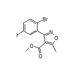 3-(2-溴-5-碘苯基)-5-甲基异噁唑-4-甲酸甲酯