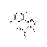 3-(2-氟-5-碘苯基)-5-甲基异噁唑-4-甲酸
