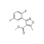 3-(2-氟-5-碘苯基)-5-甲基异噁唑-4-甲酸甲酯