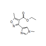 5-甲基-3-(1-甲基-4-咪唑基)异噁唑-4-甲酸乙酯