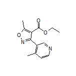 5-甲基-3-(4-甲基-3-吡啶基)异噁唑-4-甲酸乙酯