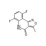 3-(2-溴-3,6-二氟苯基)-5-甲基异噁唑-4-甲酸