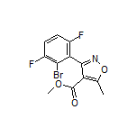 3-(2-溴-3,6-二氟苯基)-5-甲基异噁唑-4-甲酸甲酯