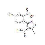 3-(4-氯-2-硝基苯基)-5-甲基异噁唑-4-甲酸