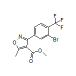 3-[3-溴-4-(三氟甲基)苯基]-5-甲基异噁唑-4-甲酸甲酯