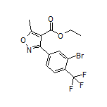 3-[3-溴-4-(三氟甲基)苯基]-5-甲基异噁唑-4-甲酸乙酯